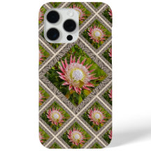 Coque iphone frappant avec des protéines roses