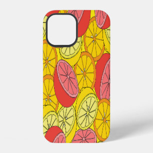 Coque iPhone 12 Fruits d'agrumes Motif transparent