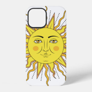 Coque iPhone 12 Fruits de citron d'agrumes tropicaux avec des fleu