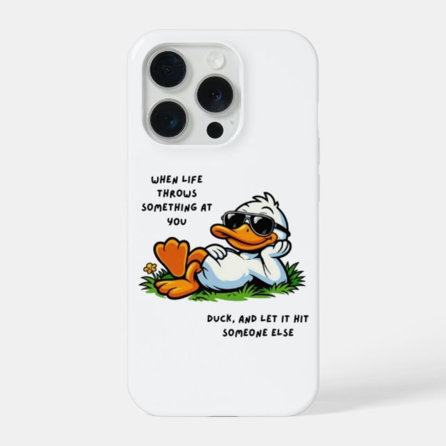 Coque iPhone Funny Duck Phone Case (Verso)