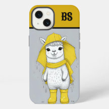 Funny Llama in Rain Boots - Humour de plage