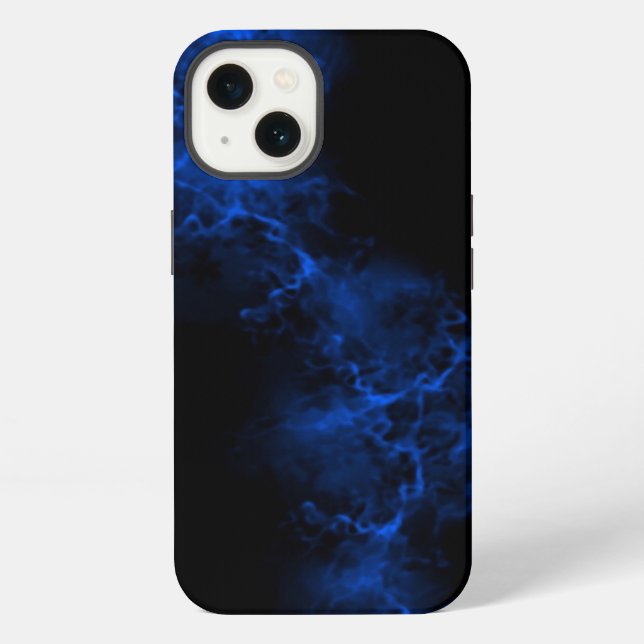 Coque iPhone Fusion Bleue (Verso)