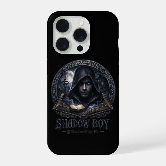 Coque iPhone garçon ombre (Verso)