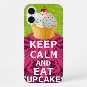Coque iPhone 16 Plus GARDEZ CALMEZ ET Mangez des Cupcakes-changer la pr