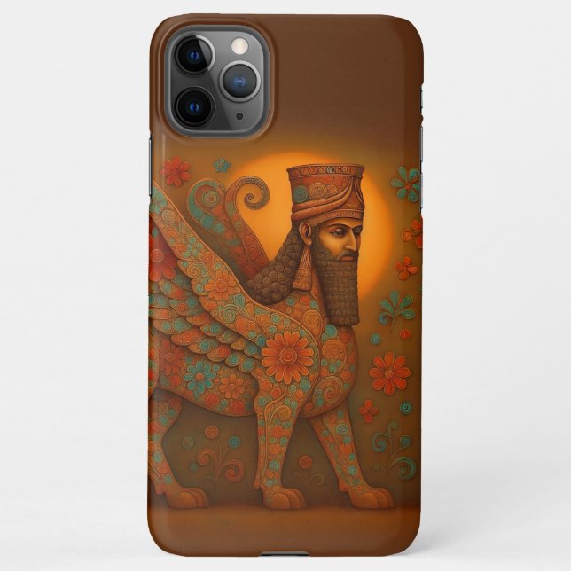 Coque iPhone Gardien floral de l'affaire de téléphone Ashur (Dos)