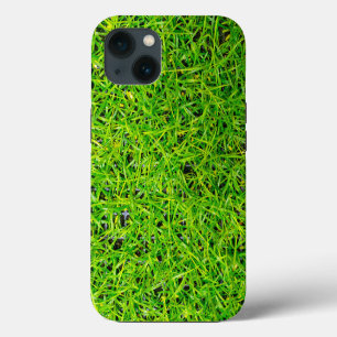 Etui iPhone 13 Gazon vibrant d'un vert émeraude