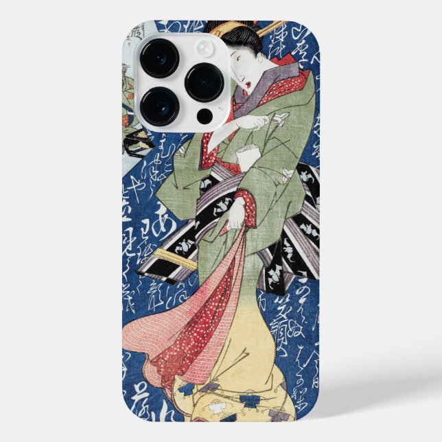 Coque iPhone Geisha japonais (1828) Keisai Eisen (Verso)