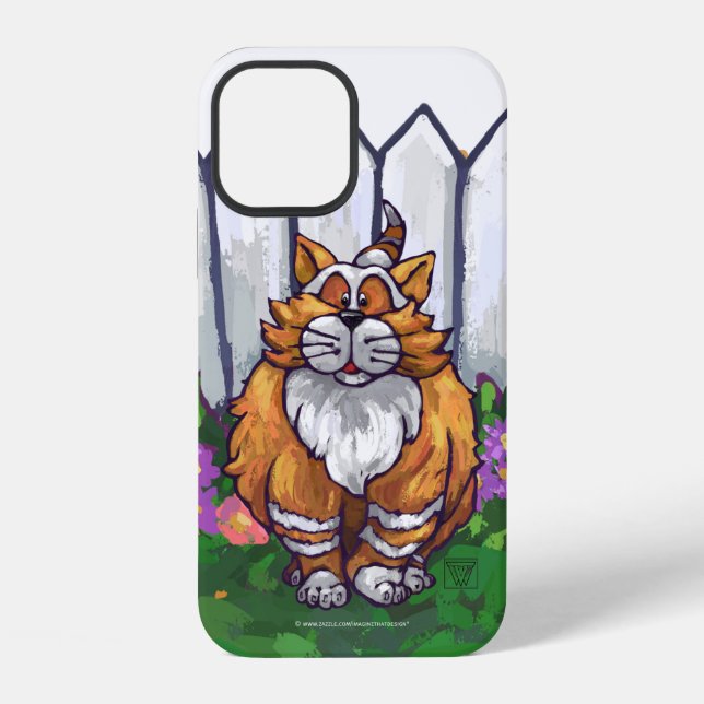 Coque iPhone Ginger Cat Electronique (Verso)