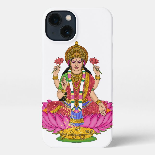 Coque iPhone Goddess Lakshmi Phone Cover (Verso)