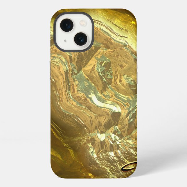 Coque iPhone Gold River 1 (Verso)