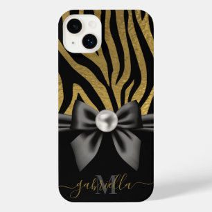 Golden Zebra Print et Bow