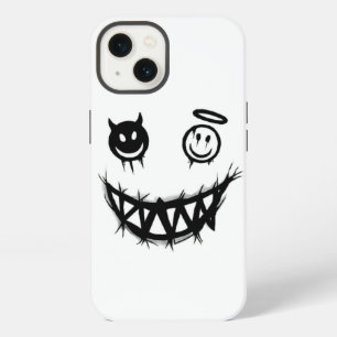 Etui iPhone 13 Goth Punk Épouvantable Effrayant Mignon Bouche Cou