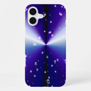 Coque iPhone 16 Plus Gouttes de pluie avec des étoiles sur arc-en-ciel