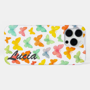 Coque iPhone 16 Pro Max Grâce en une ligne : Silhouette de papillon