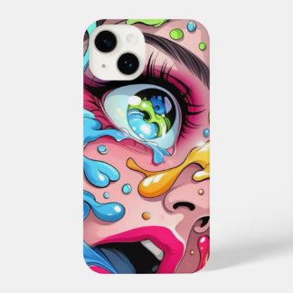 Coque Pour iPhone 14 Graffiti girlish iPhone 14 Slim Fit Coque, Glossy
