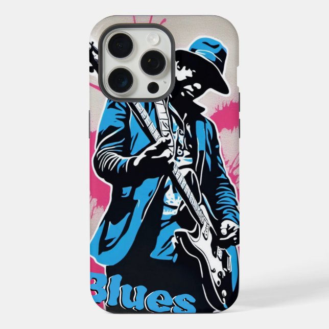 Coque iPhone Graffiti sur le blues (Verso)