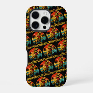 Coque iPhone 16 Pro Grammysaurus T Rex Dinosaure Grammy Fête des Mères