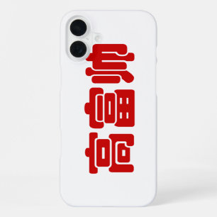 Coque iPhone 16 Plus Grand, Riche & Beau 高富帅 Chinois Hanzi MEME