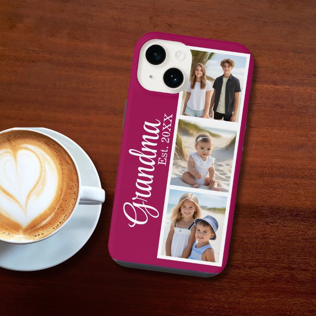 Coque iPhone Grandma photo personnalisée (Créateur téléchargé)