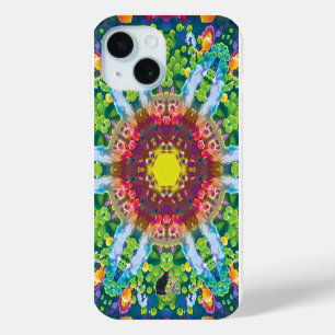 Coque iphone granulaire de kaléidoscope