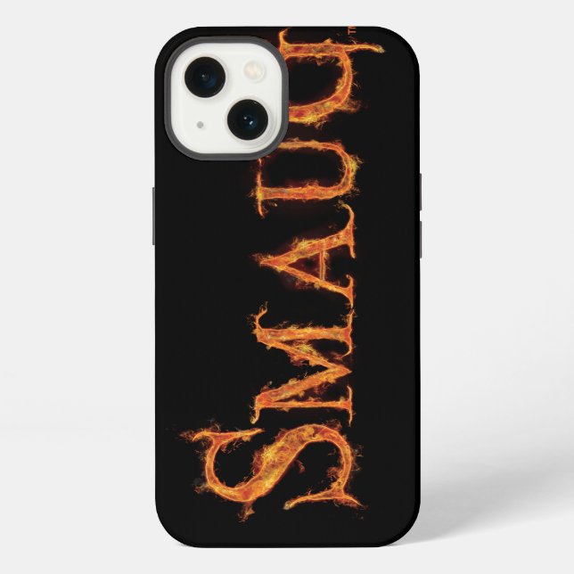 Coque iPhone Graphique de nom SMAUG™ (Verso)