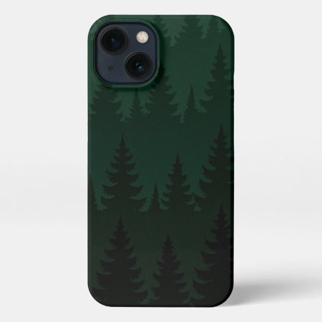 Coque iPhone Green Forest Trees Phone Case – Nature-Inspired  (Verso)