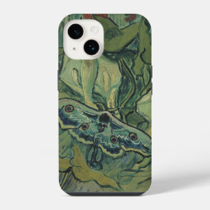 Coque Pour iPhone 14 Green Peacock (Empereur) Moth de Vincent van Gogh