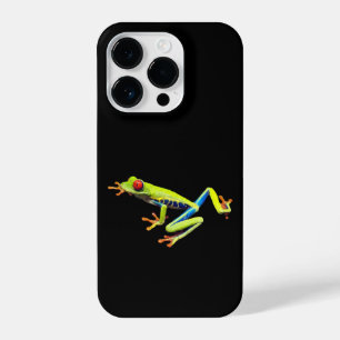 Coque Pour iPhone 14 Plus Grenouille à feuilles rouges