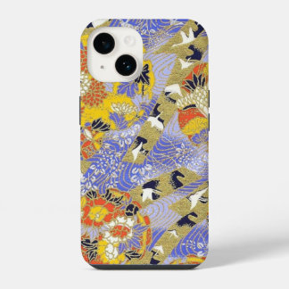 Coque Pour iPhone 14 Grues chanceux élégants en washi origami japonais