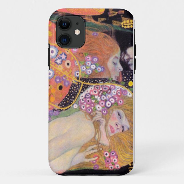 COQUE IPHONE : GUSTAV KLIMT : SERPENTS D'EAU II (Dos)