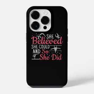 Coque Pour iPhone 14 Plus Gymnastique Féminine - Elle croyait qu'elle pouvai