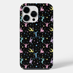 Coque Pour Pour iPhone 14 Pro Max Gymnastique Féminine Gymnastes avec Étoiles