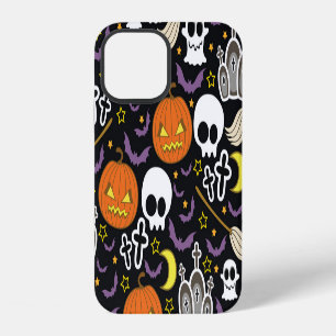 Coque iPhone 12 Halloween éffrayant : Conception Arrière - plan à 