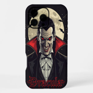 Coque iPhone 16 Pro Max Halloween gothique Dracula