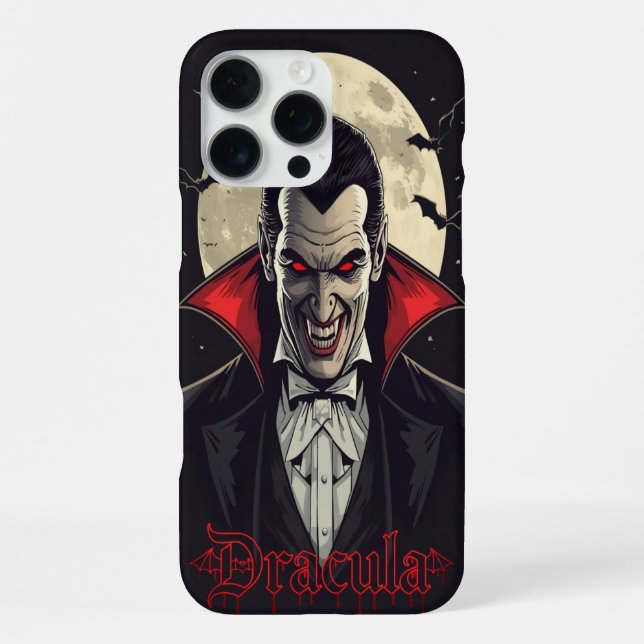 Coque iPhone Halloween gothique Dracula (Verso)