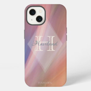 Etui iPhone 13 HAMbWG Monogramme Conception à la lumière des boug