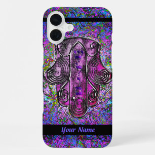 Coque iPhone 16 Plus Hamsa Fusion (Personnalisé)