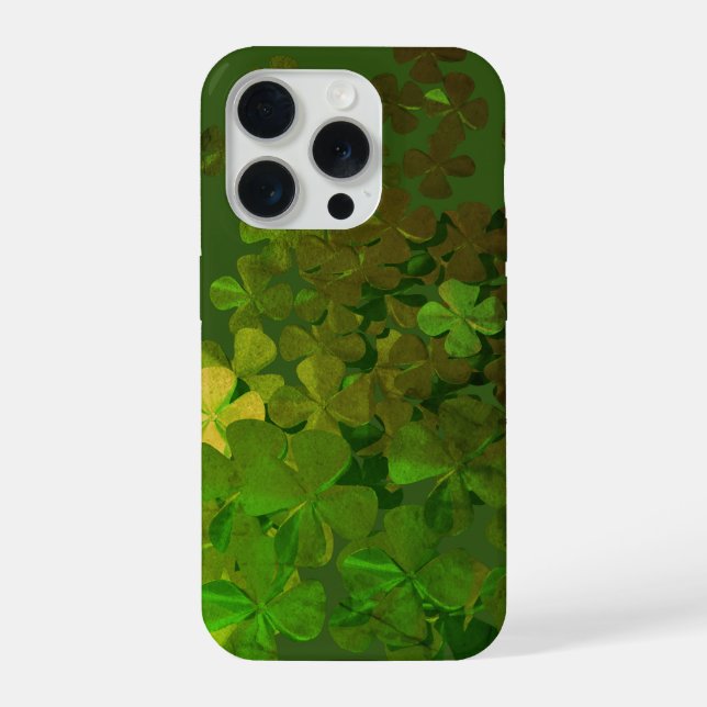 Coque iPhone Happy St.Patrick's Day,irish shamrocks (Verso)