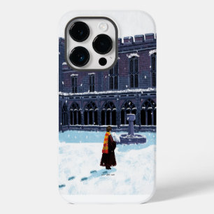 Coque Pour iPhone 14 Plus HARRY POTTER ™ & Hedwig dans la cour de HOGWARTS ™