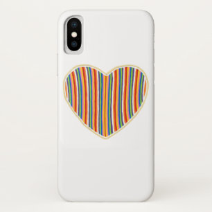 Coque iphone Heart Stripes