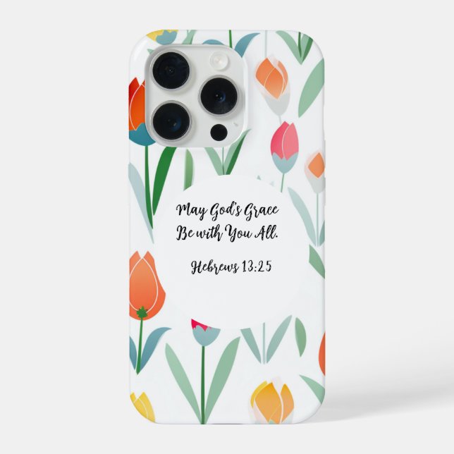 Coque iPhone Hebrews 13:25 Apron (Verso)