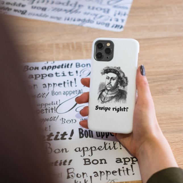 Coque iPhone Henry VIII - Swipe, n'est-ce pas ? (Créateur téléchargé)