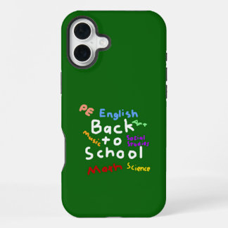Coque iPhone 16 Plus HI54EDU Retour à l'école