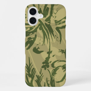 Coque iPhone 16 Plus Hibiscus Makole Fleur Hawaïenne