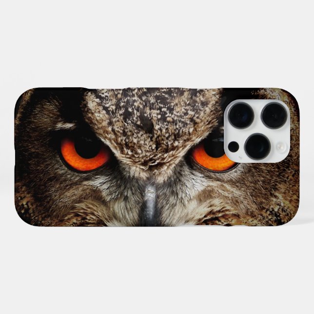 Coque iPhone Hibou (Verso Horizontal)