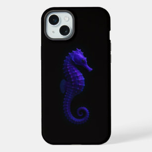 Hippocampe bleu violet Black 4 Luxe