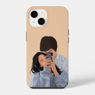 Coque Pour iPhone 14 His & Hers | Étui de téléphone romantique