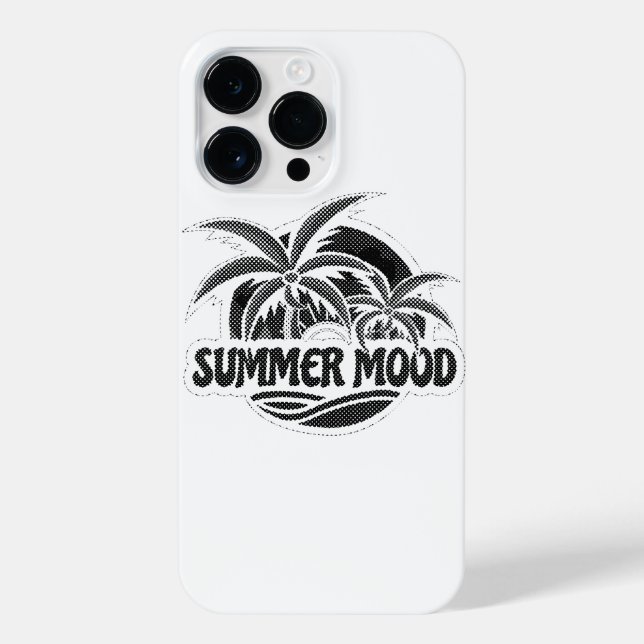 Coque iPhone Humeur d'été (Verso)