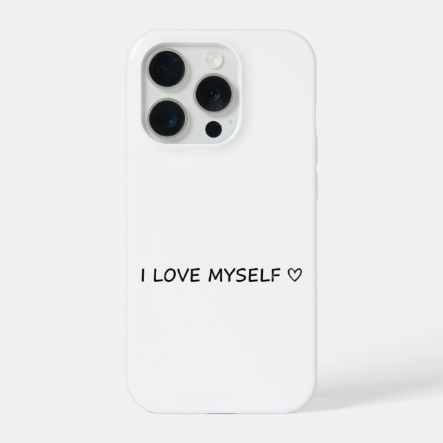 Coque iPhone “I Love Myself” Phone Case – Cute & Affordable! (Verso)