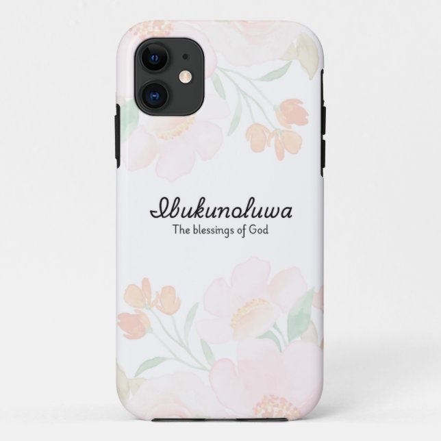 Coque iphone Ibukunoluwa personnalisé (Dos)